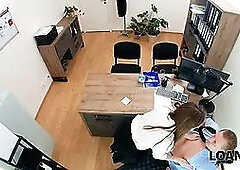 Loan4k. office table screw with flawless babe una fairy and her hot natural figure