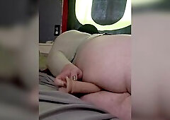 Cute trans booty takes thick dick and gives u a jizz flow