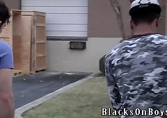 Adam Park's ass was made for a massive black chode