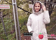 Andy Star films herself on a secret outdoor POV date in Germany